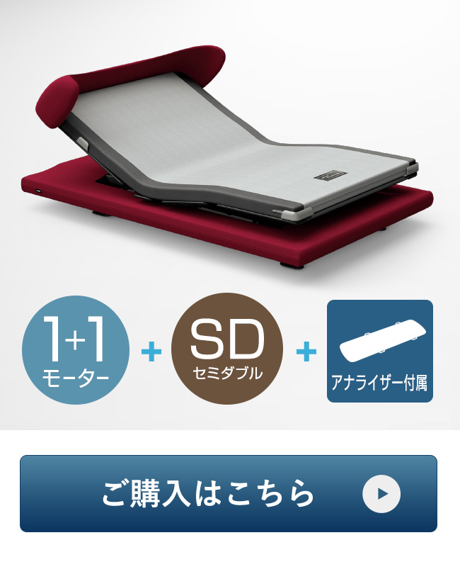 セミダブル 1+1モーター